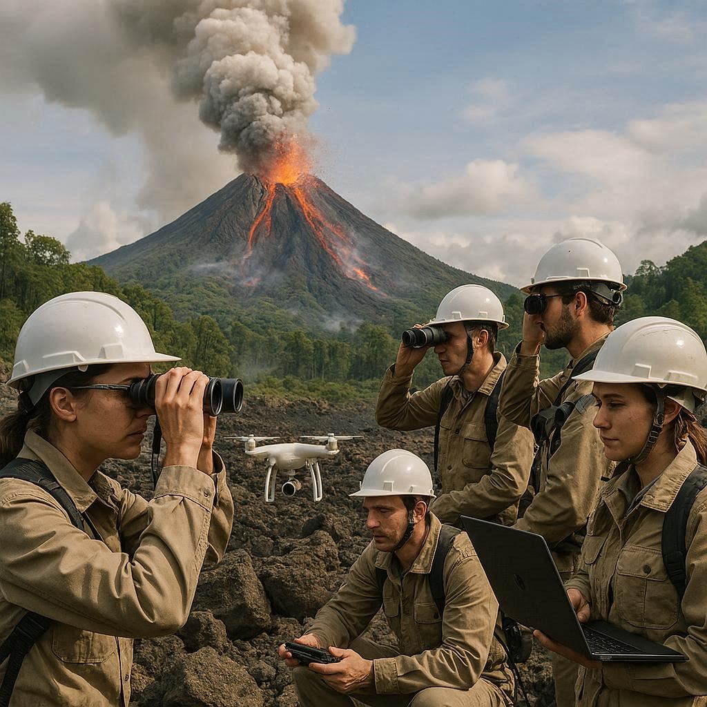 بحث عن البراكين