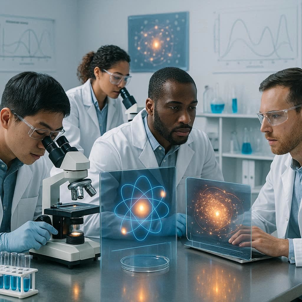 بحث عن نظرية الكم والذرة