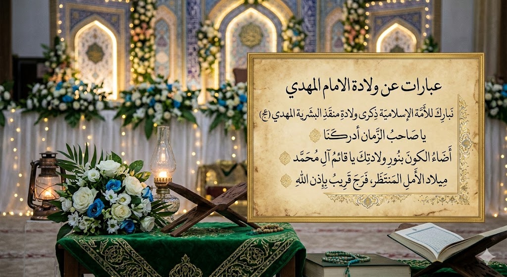 عبارات عن ولادة الامام المهدي