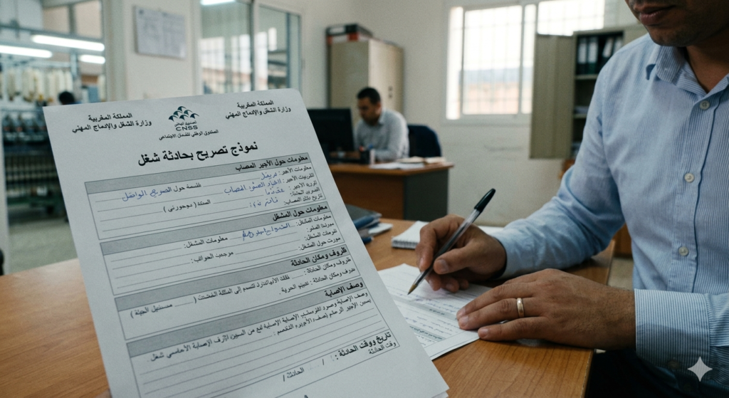 نموذج اصابة عمل